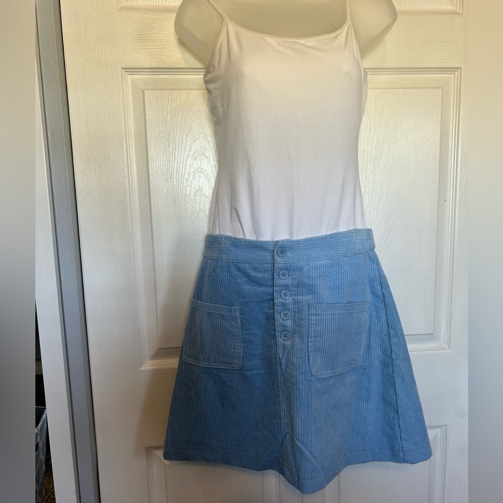 Lost + Wander Chunky Corduroy Skirt NWT